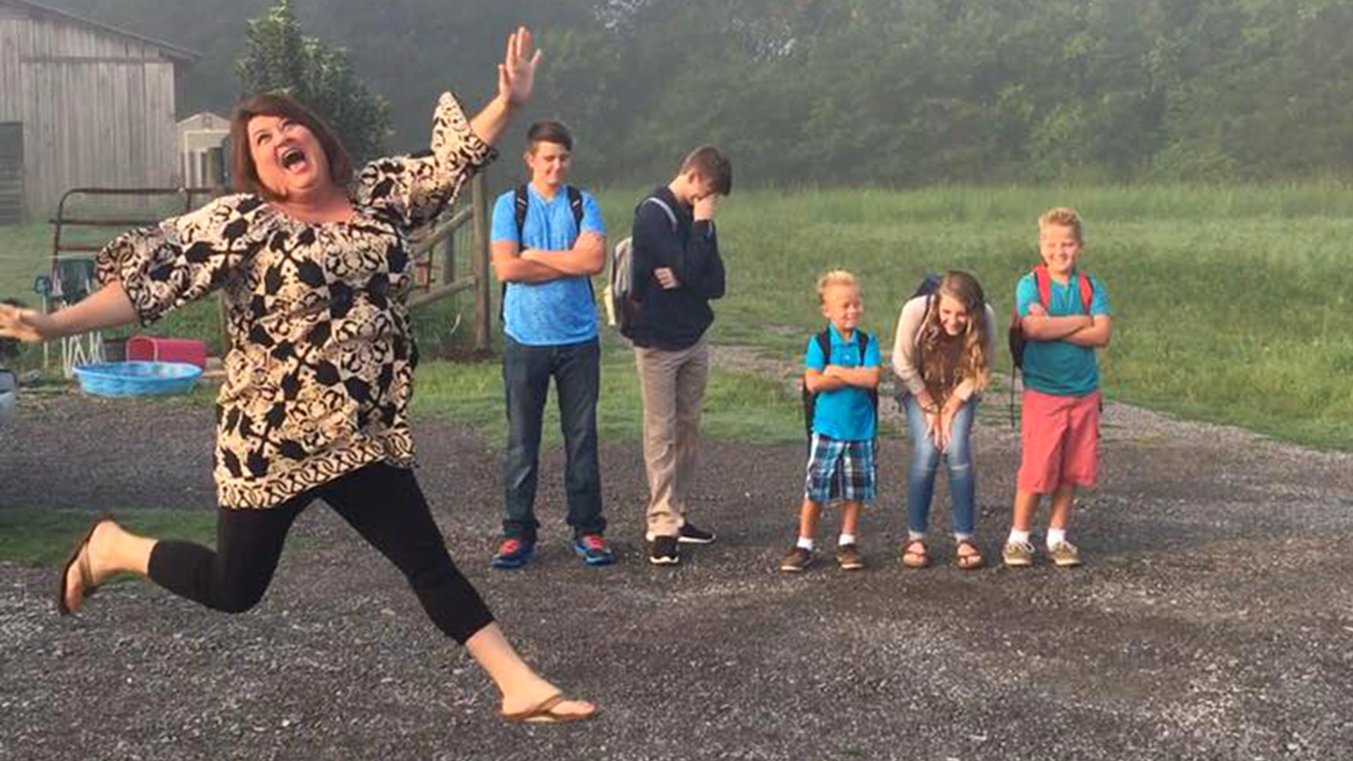 Mom Keshia Gardner's Epic Back-to-School Photo